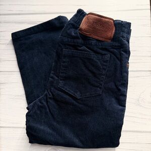 NWT Ralph Lauren Baby Boy Navy Stretch Corduroy Trousers Size 24M - MSRP: $50
